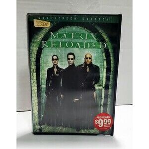 Matrix Reloaded DVD 2 Disc Widescreen Action Sci Fi Keanu Reeves Tested Bundle